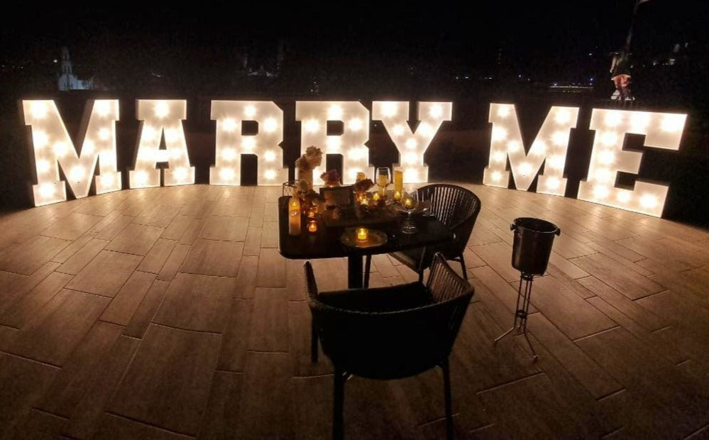 Cena romántica en terraza San Luis Potosí