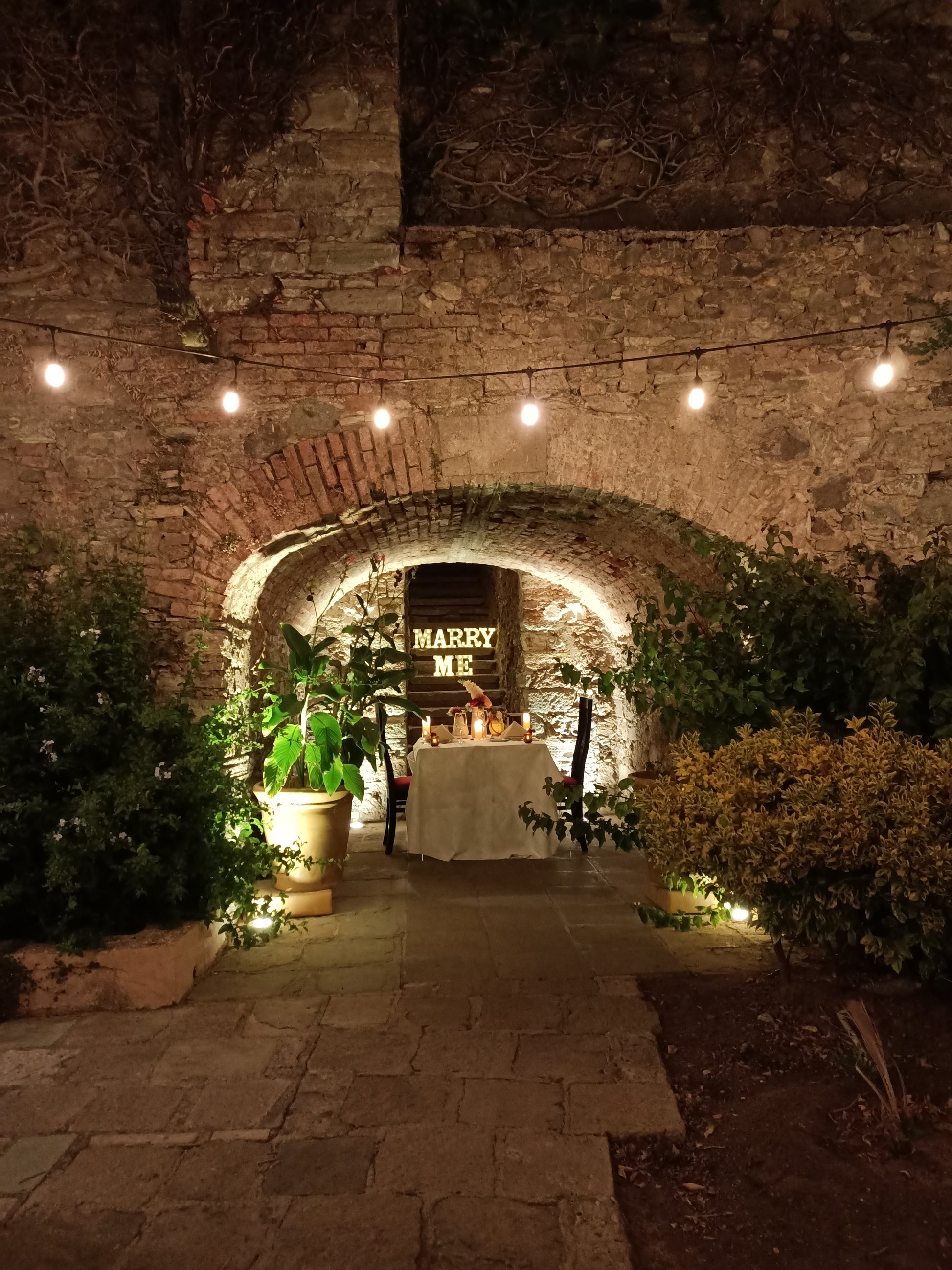 Cena romántica Tunel Guanajuato