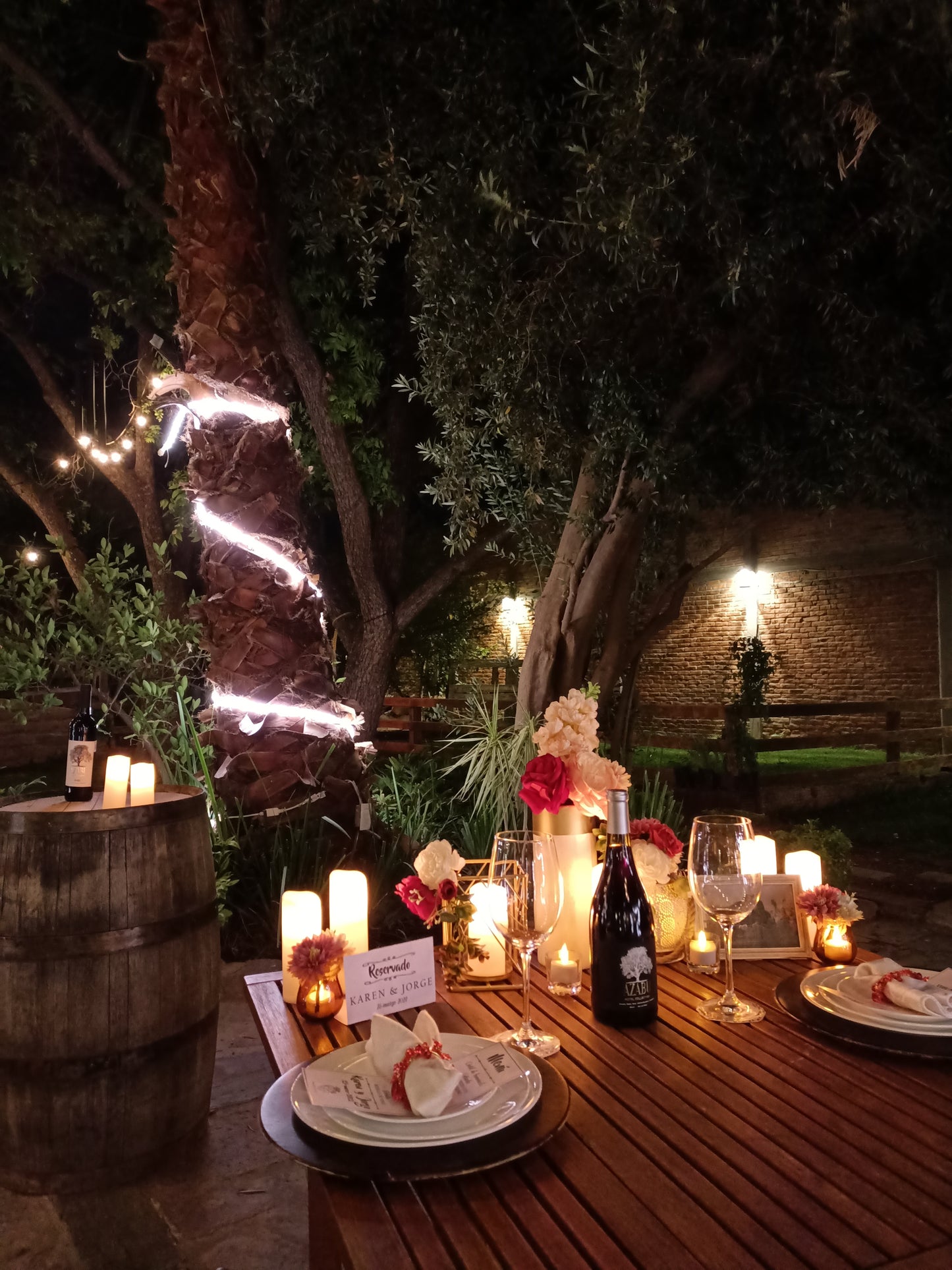 Cena privada Jardín SLP