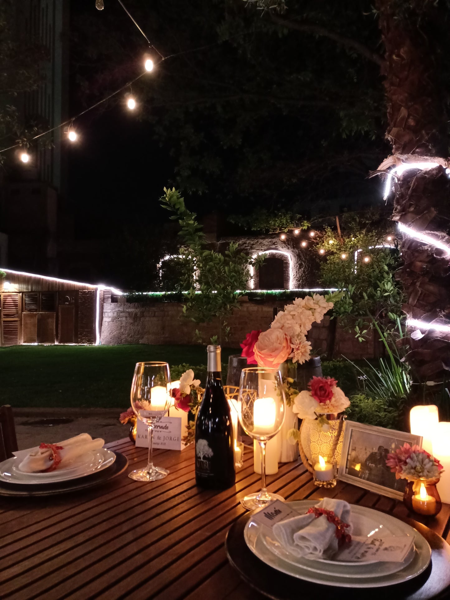 Cena privada Jardín SLP