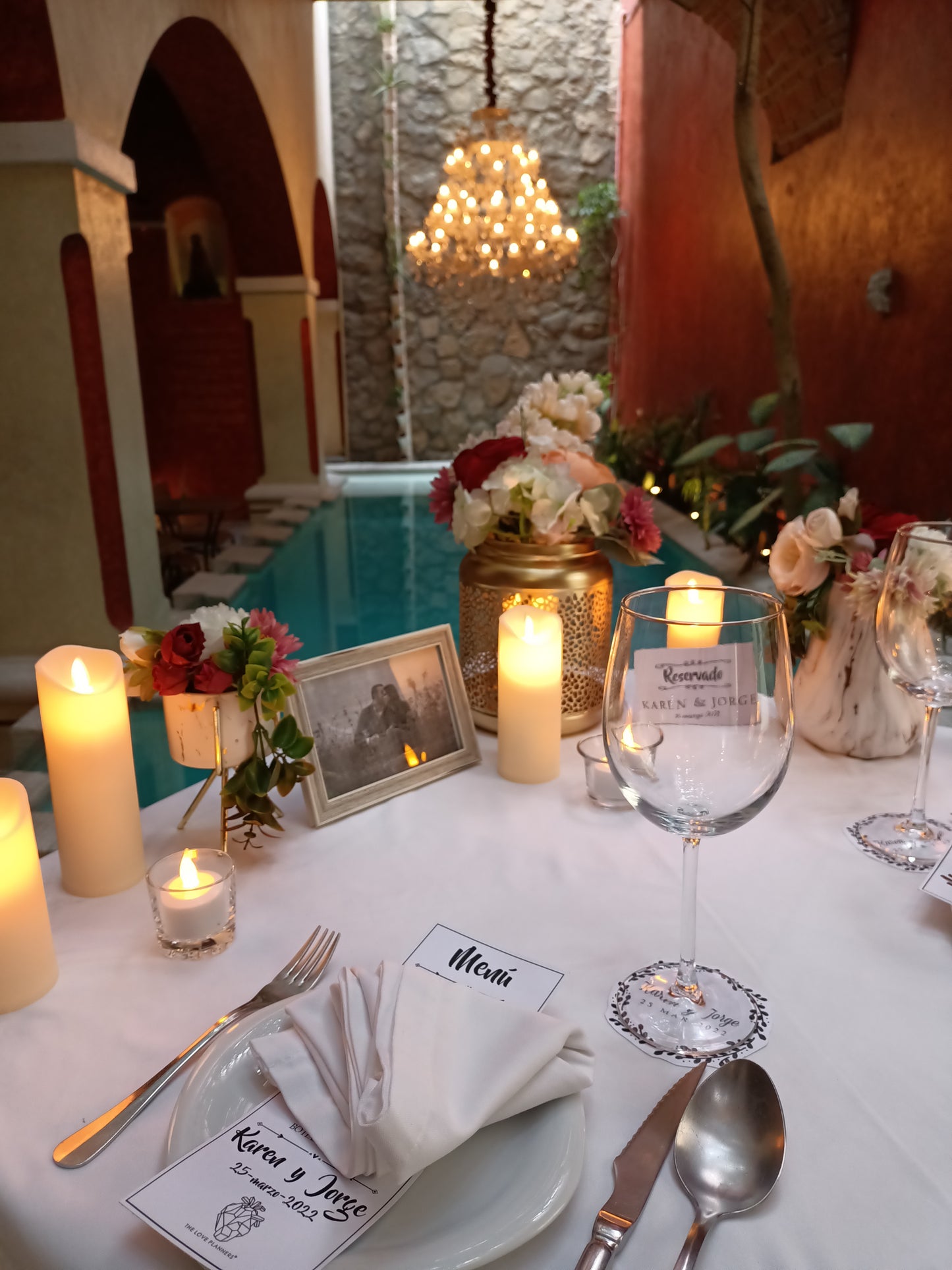 Cenas románticas al aire libre en Puebla