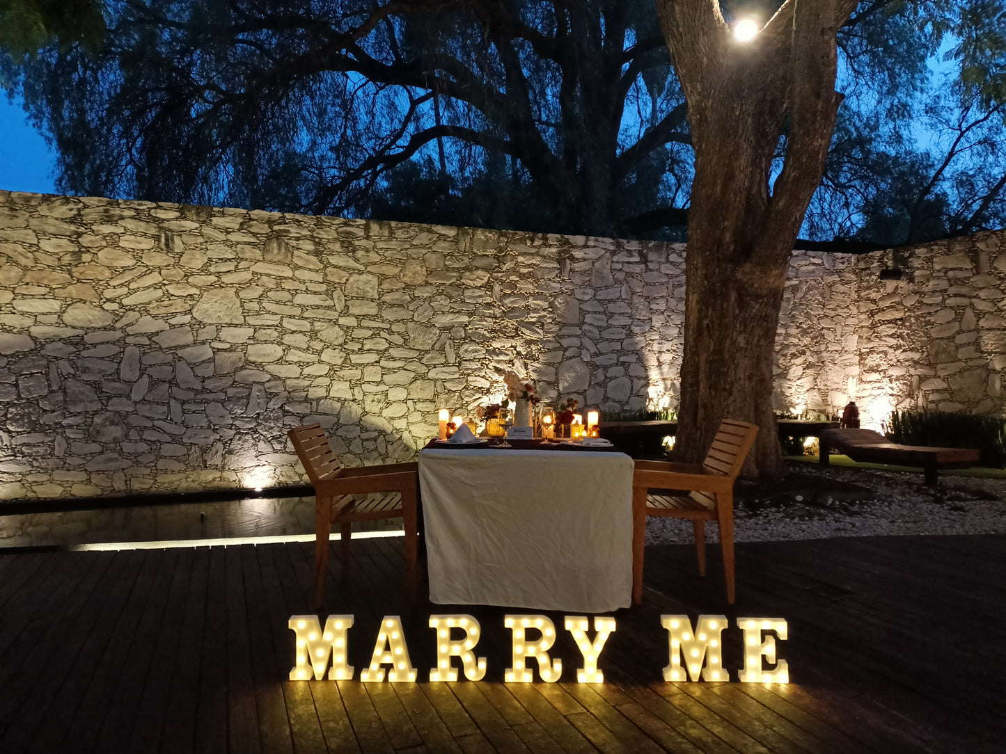Cena privada - Entrega de anillo en Querétaro