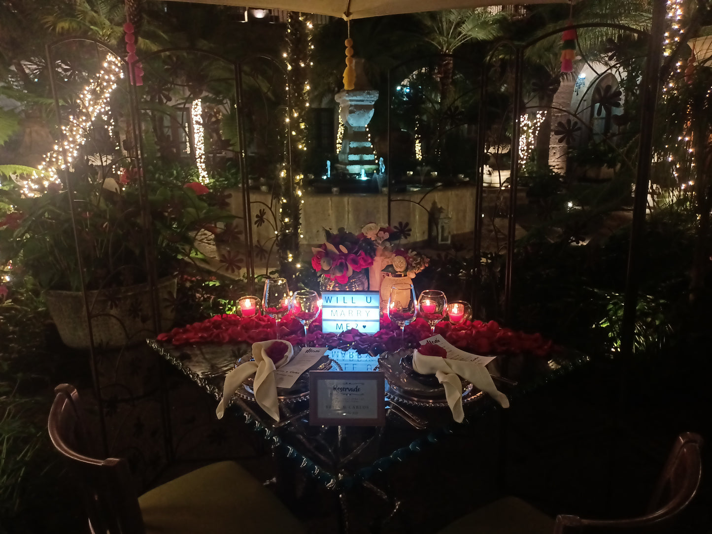 Cena romantica Morelia