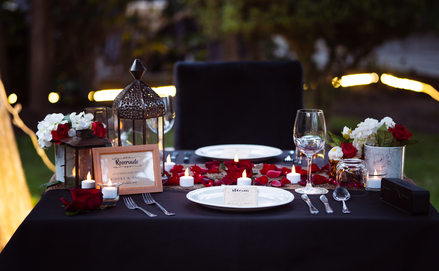 Cita romántica al aire libre CDMX