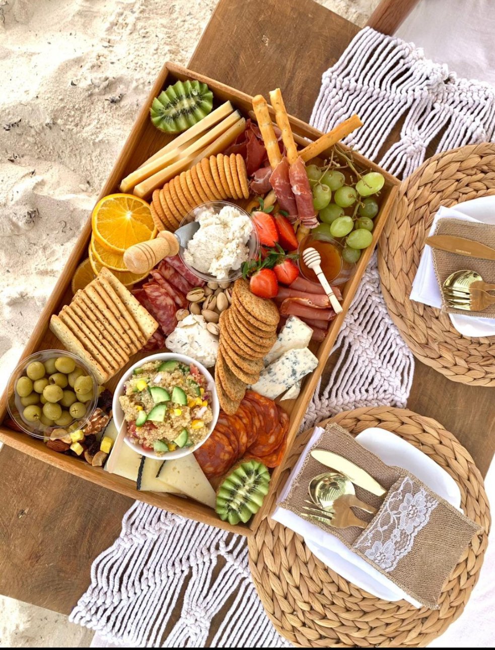 Picnic en la playa - Cancún