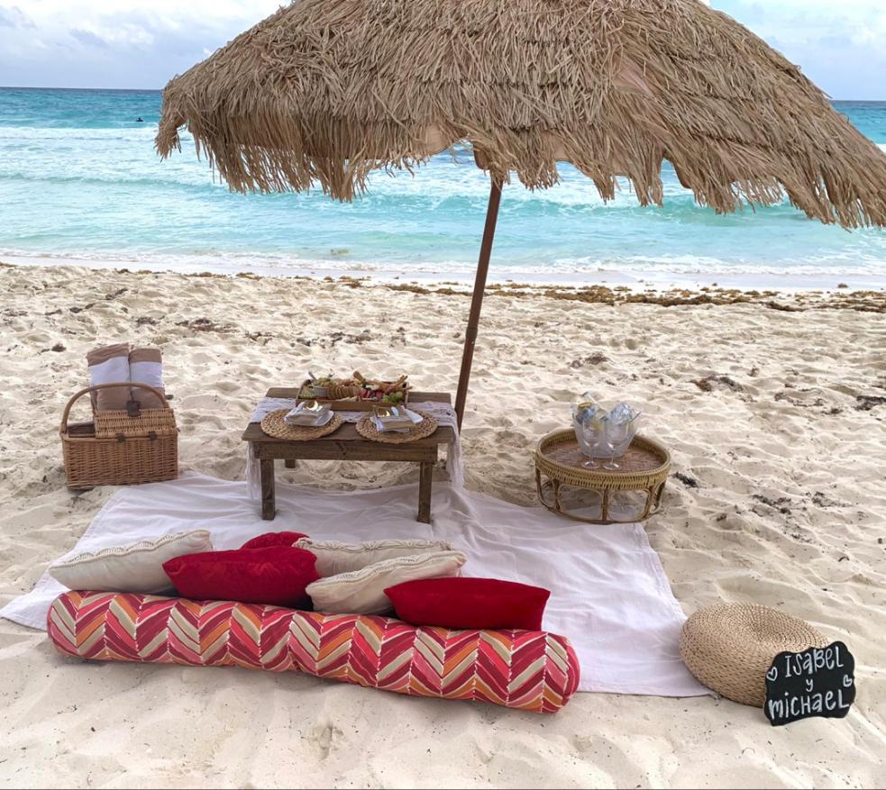 Picnic en la playa - Cancún