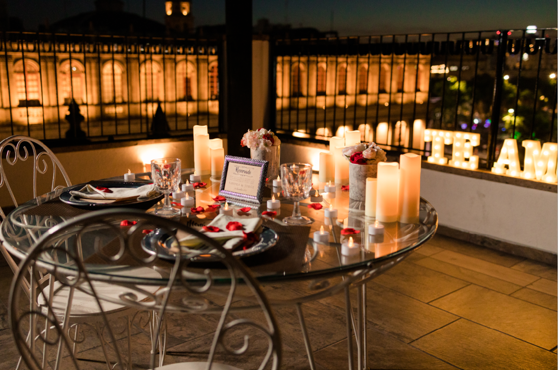 Cena romantica Guadalajara