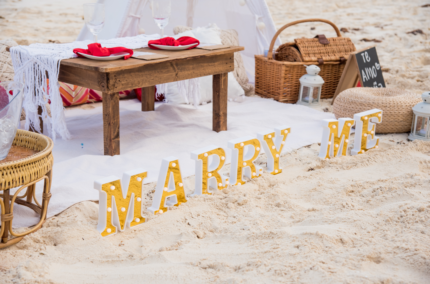 Picnic en la playa - Cancún