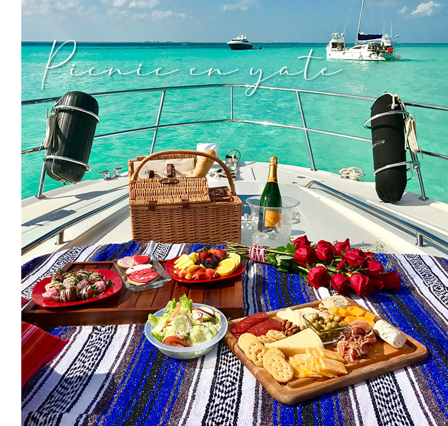 Entrega de anillo - Yate en Cancún