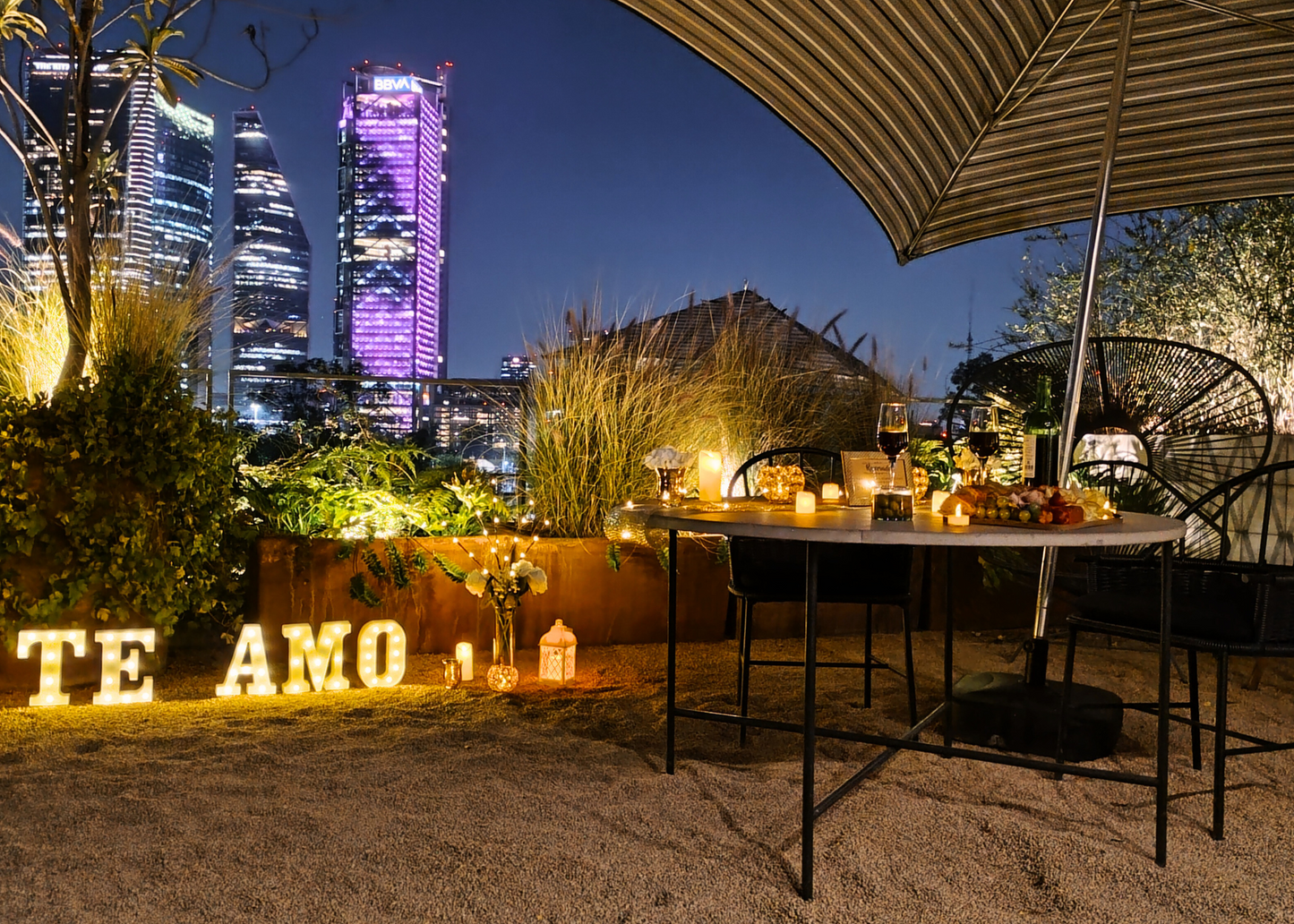 Brindis privado Roof Garden CDMX