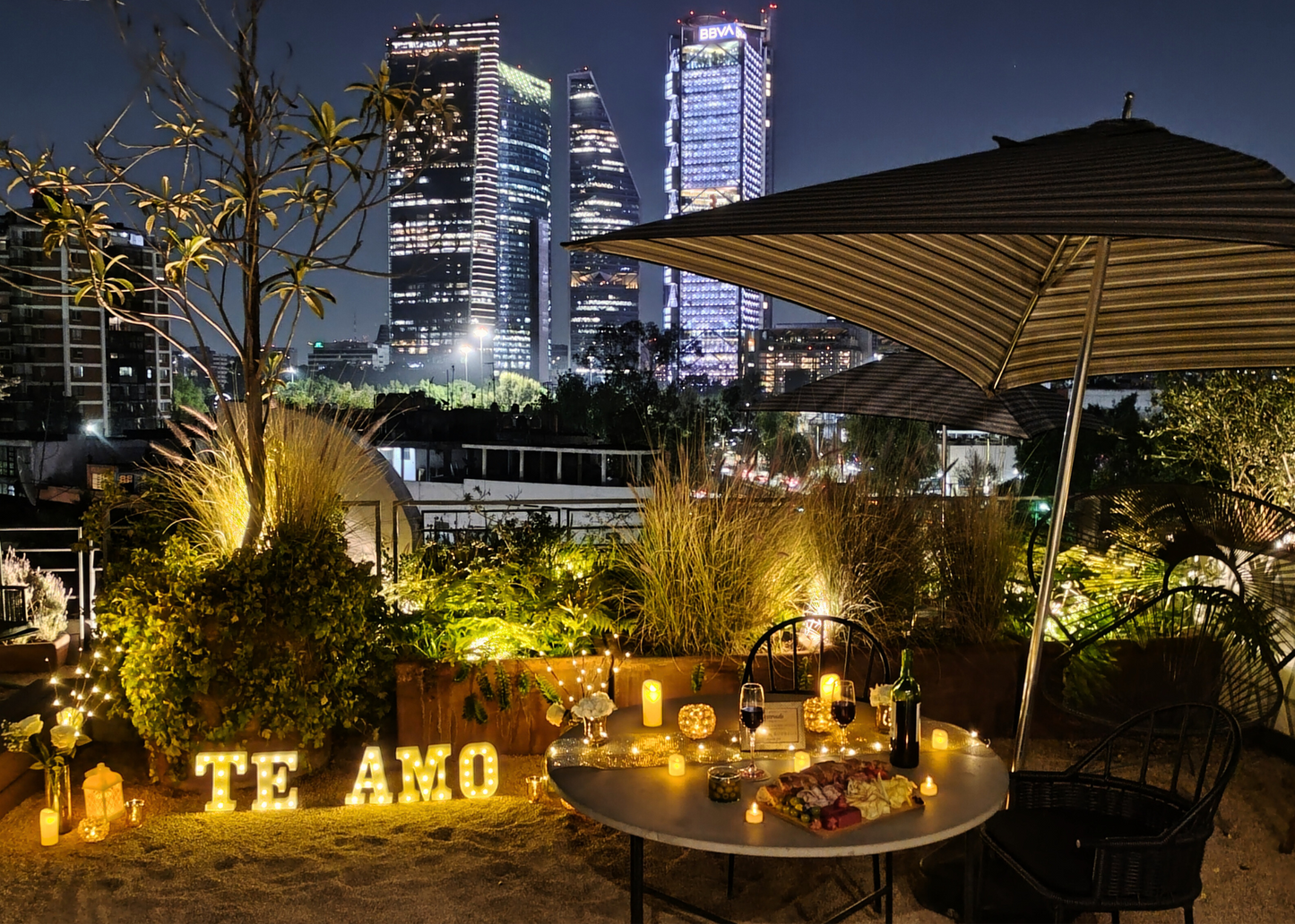 Brindis privado Roof Garden CDMX