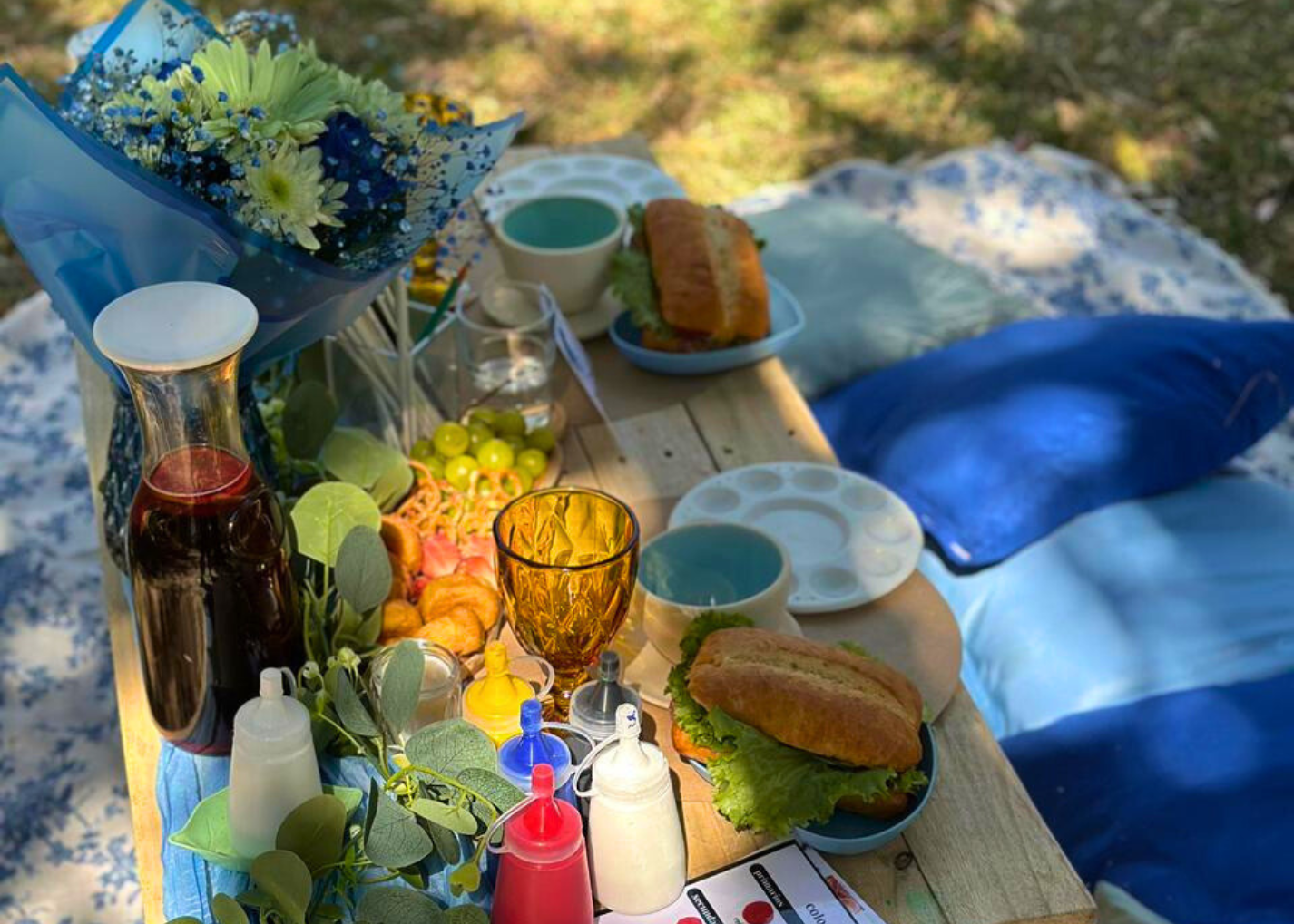 Picnic romántico y Arte