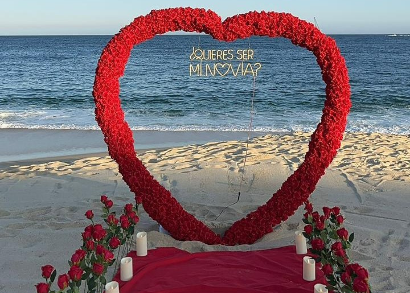 Cena Romántica Playa