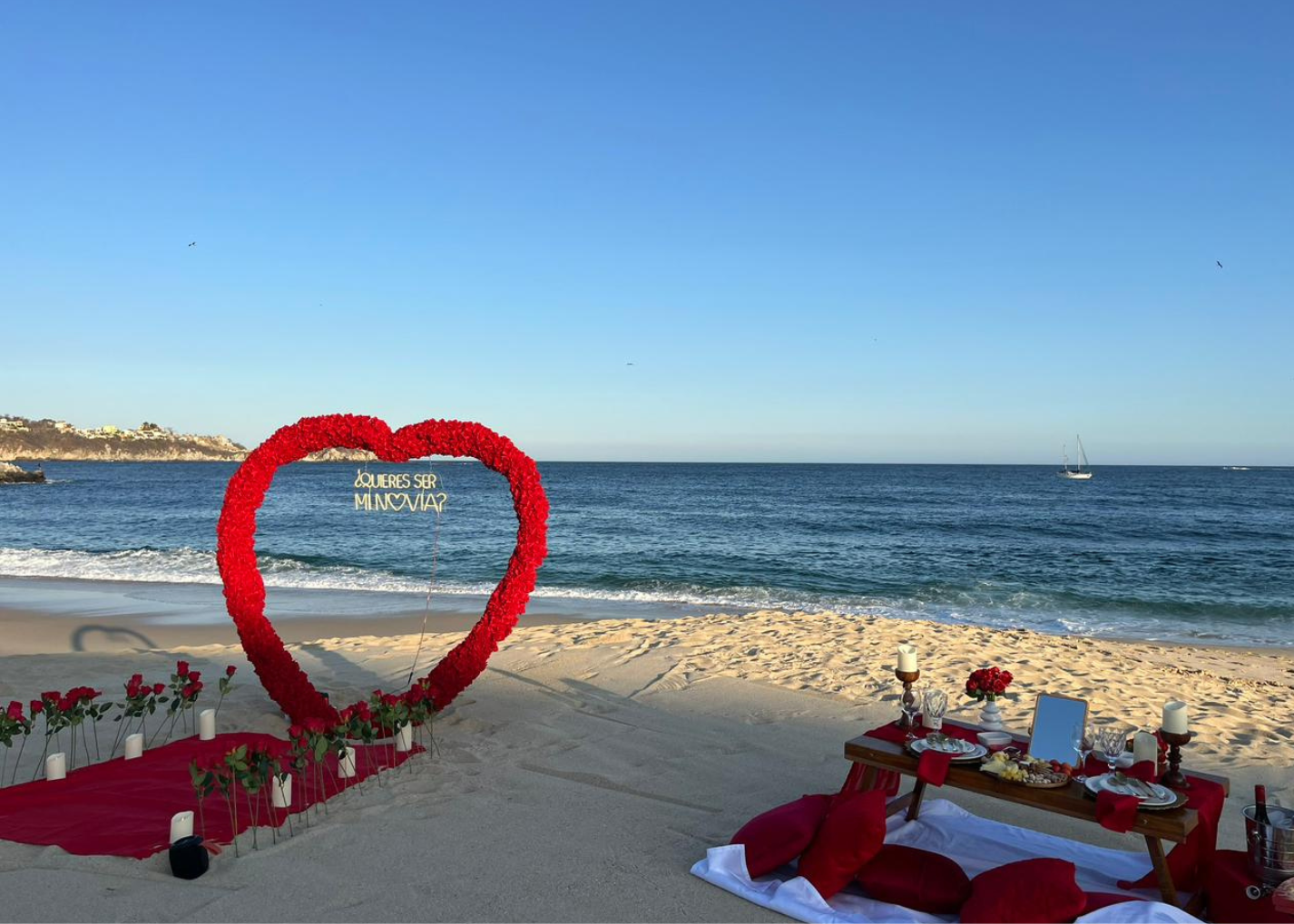 Cena Romántica Playa