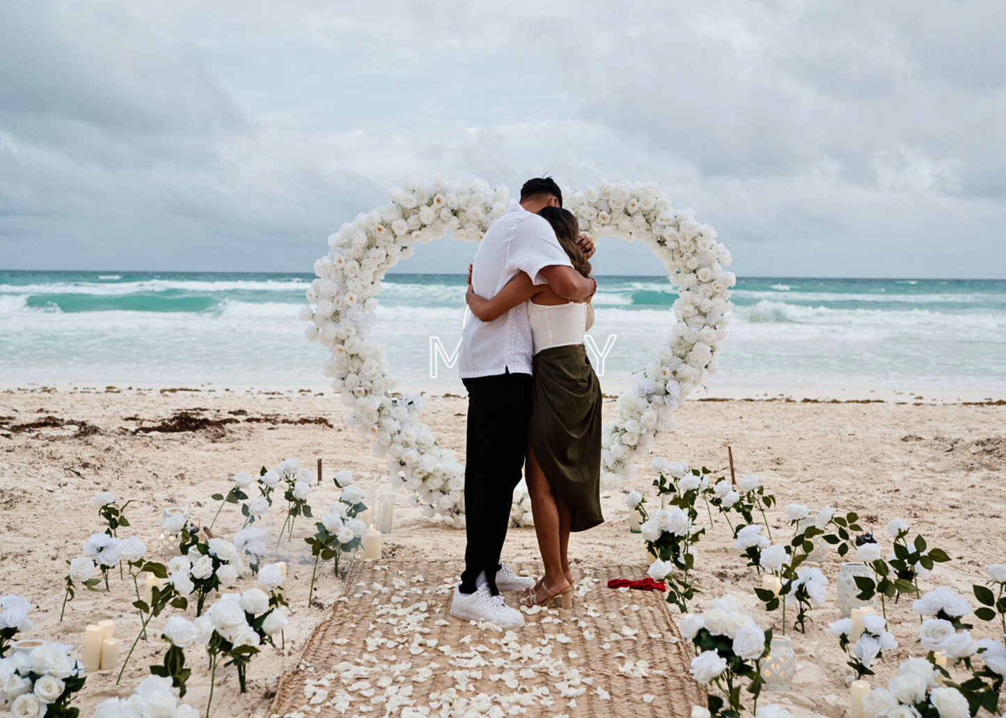 Picnic romántico en la playa Tulum