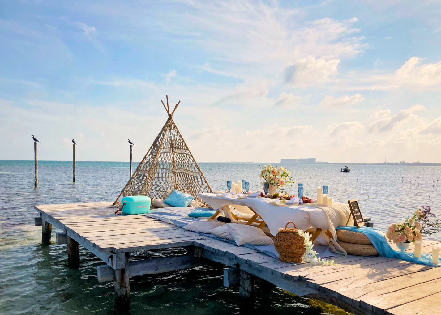 Brindis privado Muelle Cancún