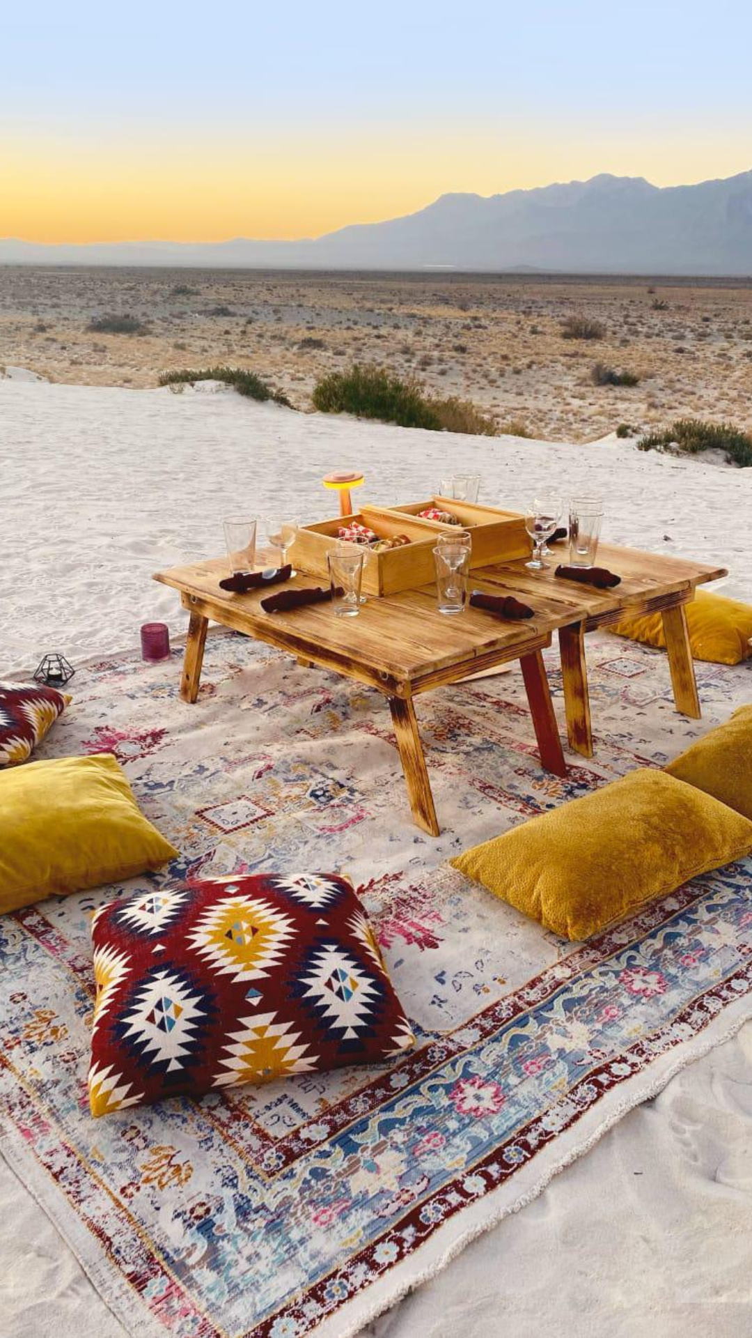 Picnic Romántico en Dunas de Yeso