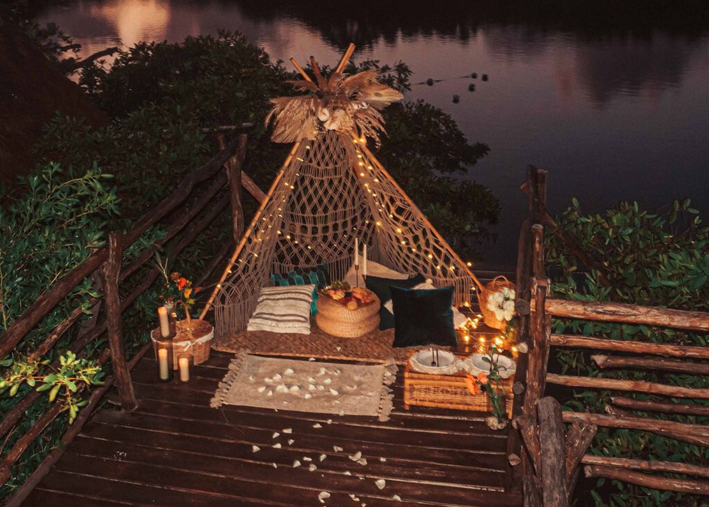 Brindis privado Cenote Tulum