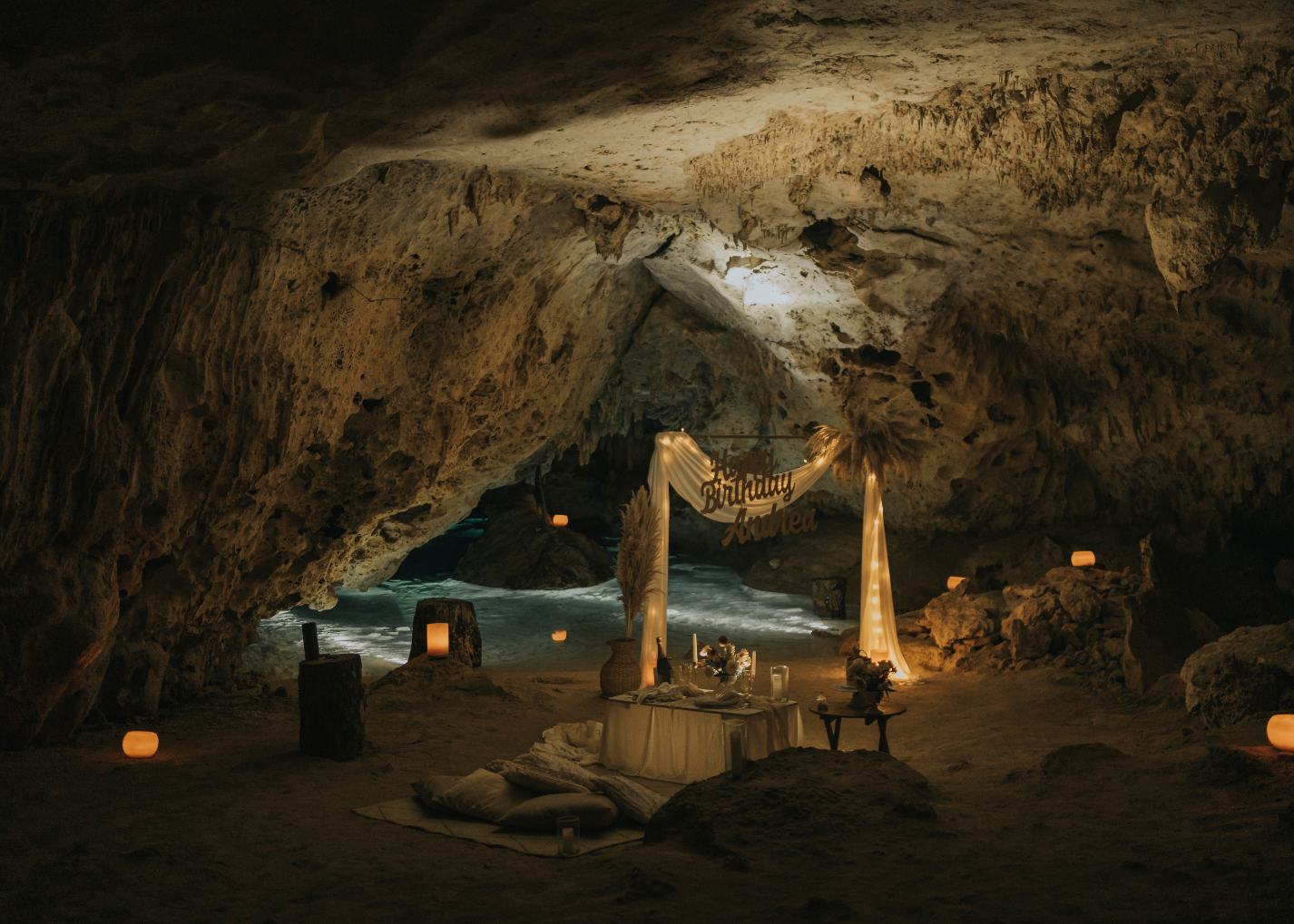 Cena privada Cenote Akumal