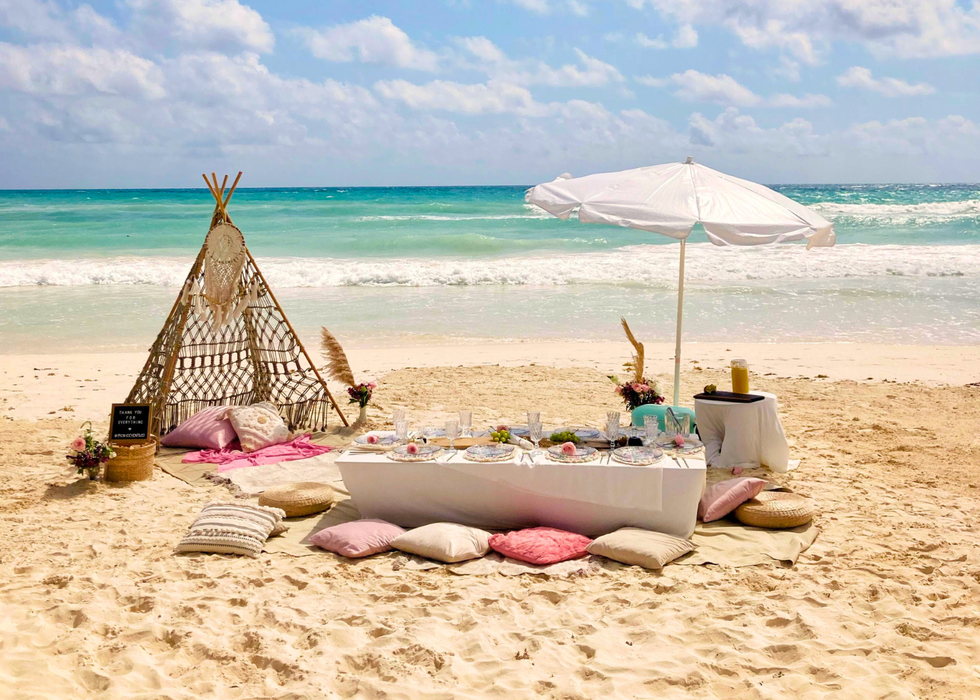 Teepee en Playa privada Tulum