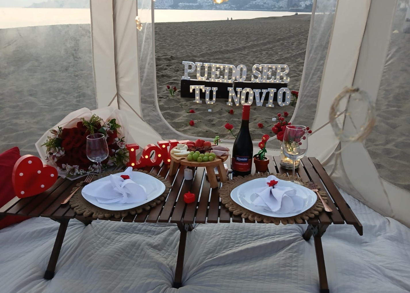 Brindis Privado Playa Manzanillo