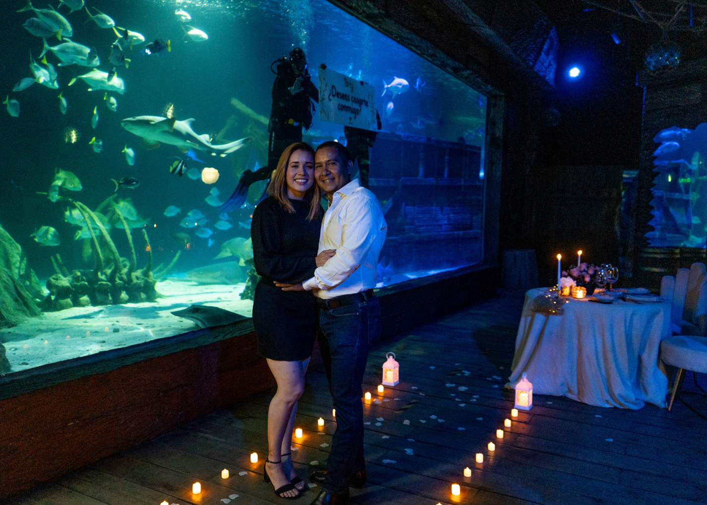 Cena privada Acuario León
