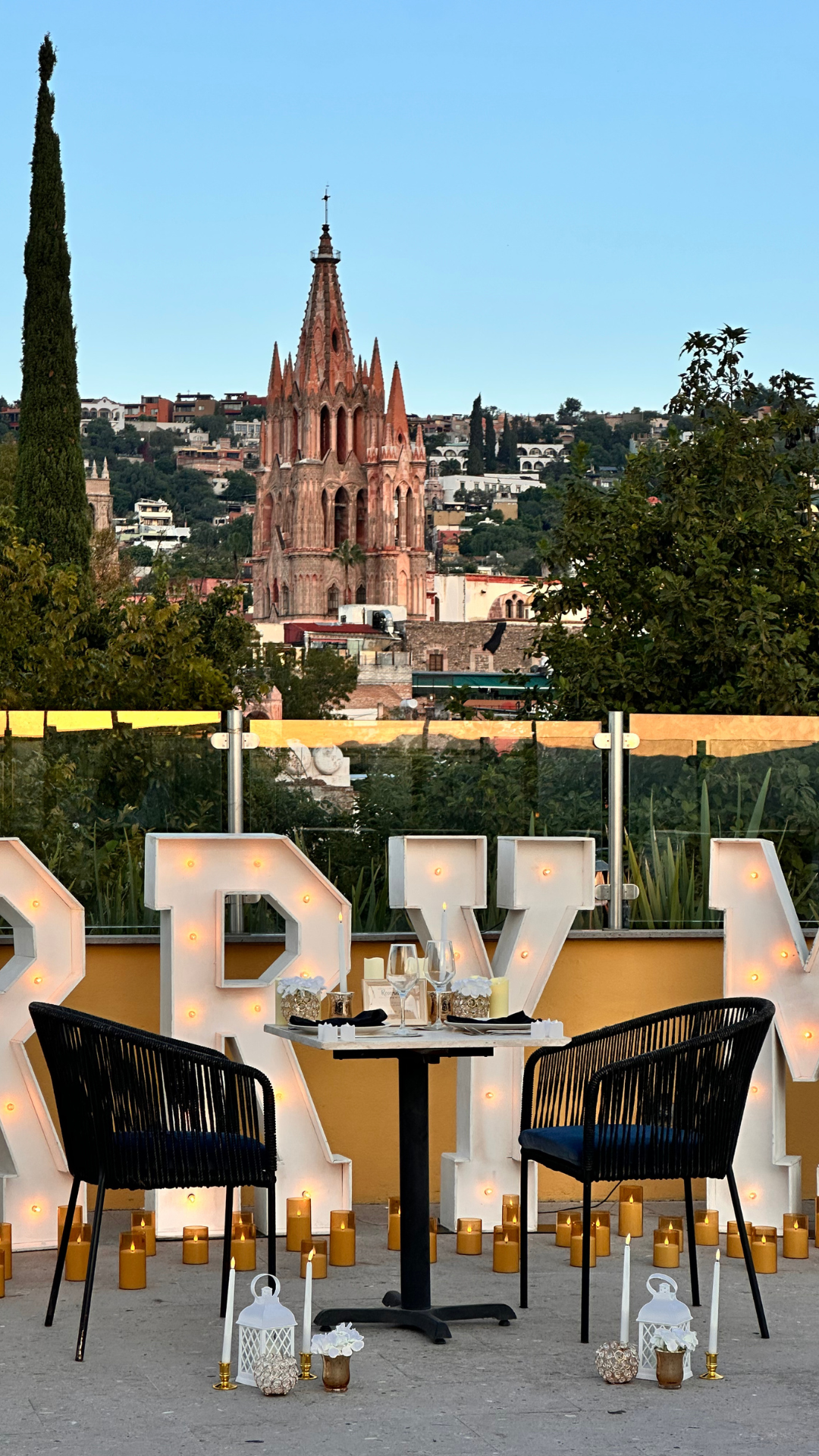 Cena Privada Alturas San Miguel de Allende