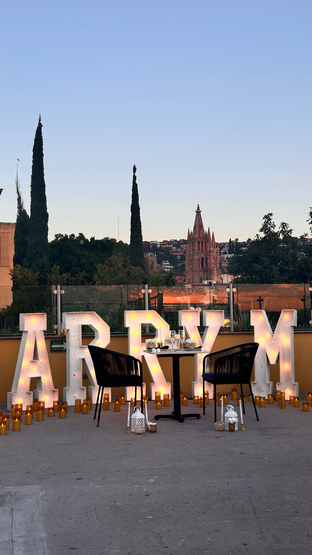 Cena Privada Alturas San Miguel de Allende
