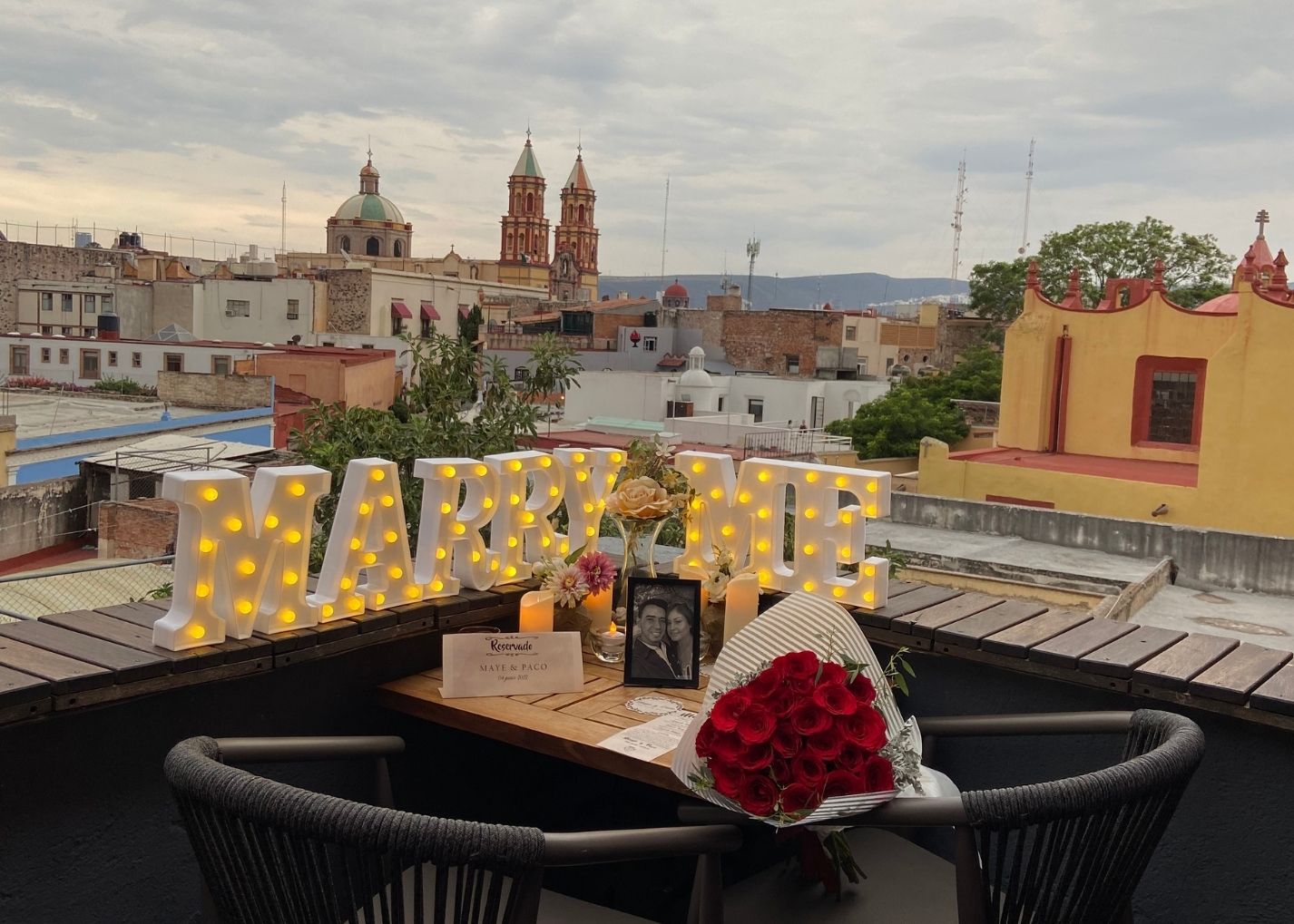 Cena romántica Bohemia Querétaro