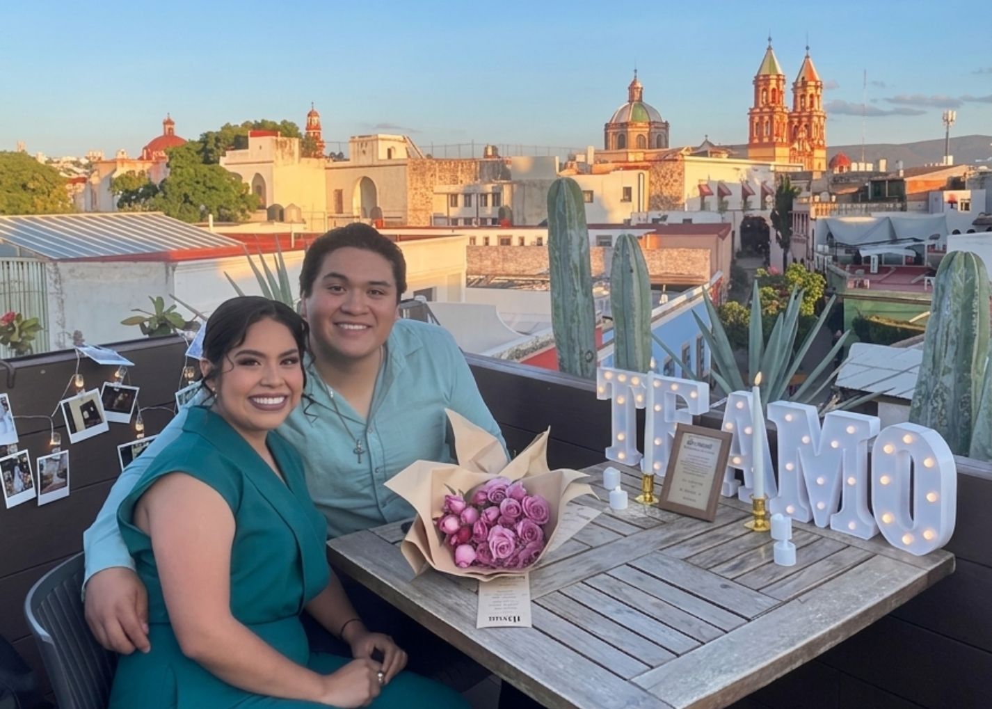 Cena romántica Bohemia Querétaro