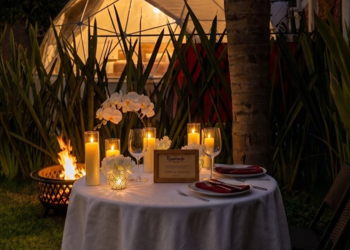Cena Privada Burbuja Cholula