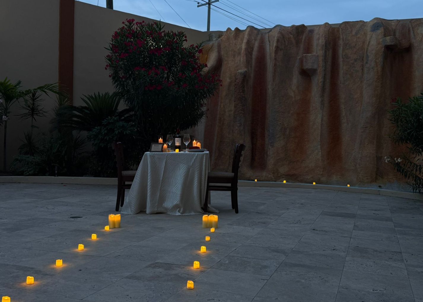 Cena Romántica Cascada Reynosa