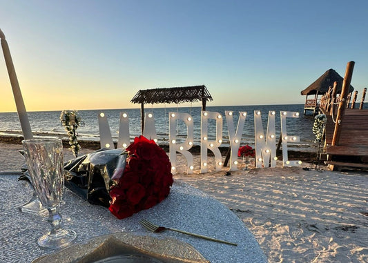 Cena Romántica Playa Mérida