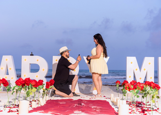 Cena romántica Playa Cancún