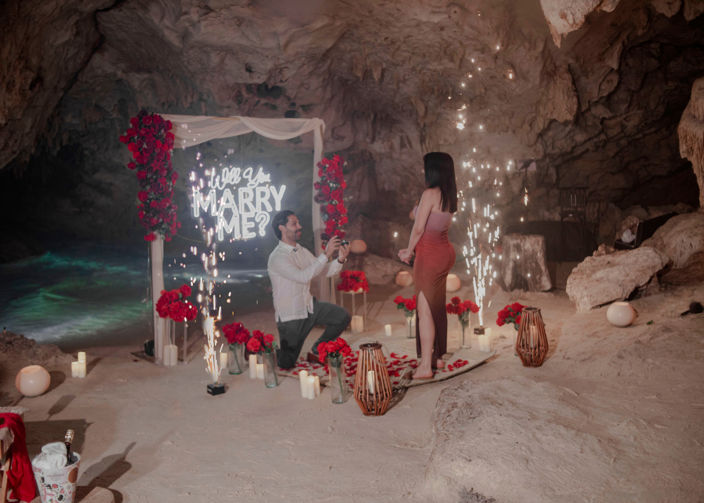 Cena privada Cenote Akumal