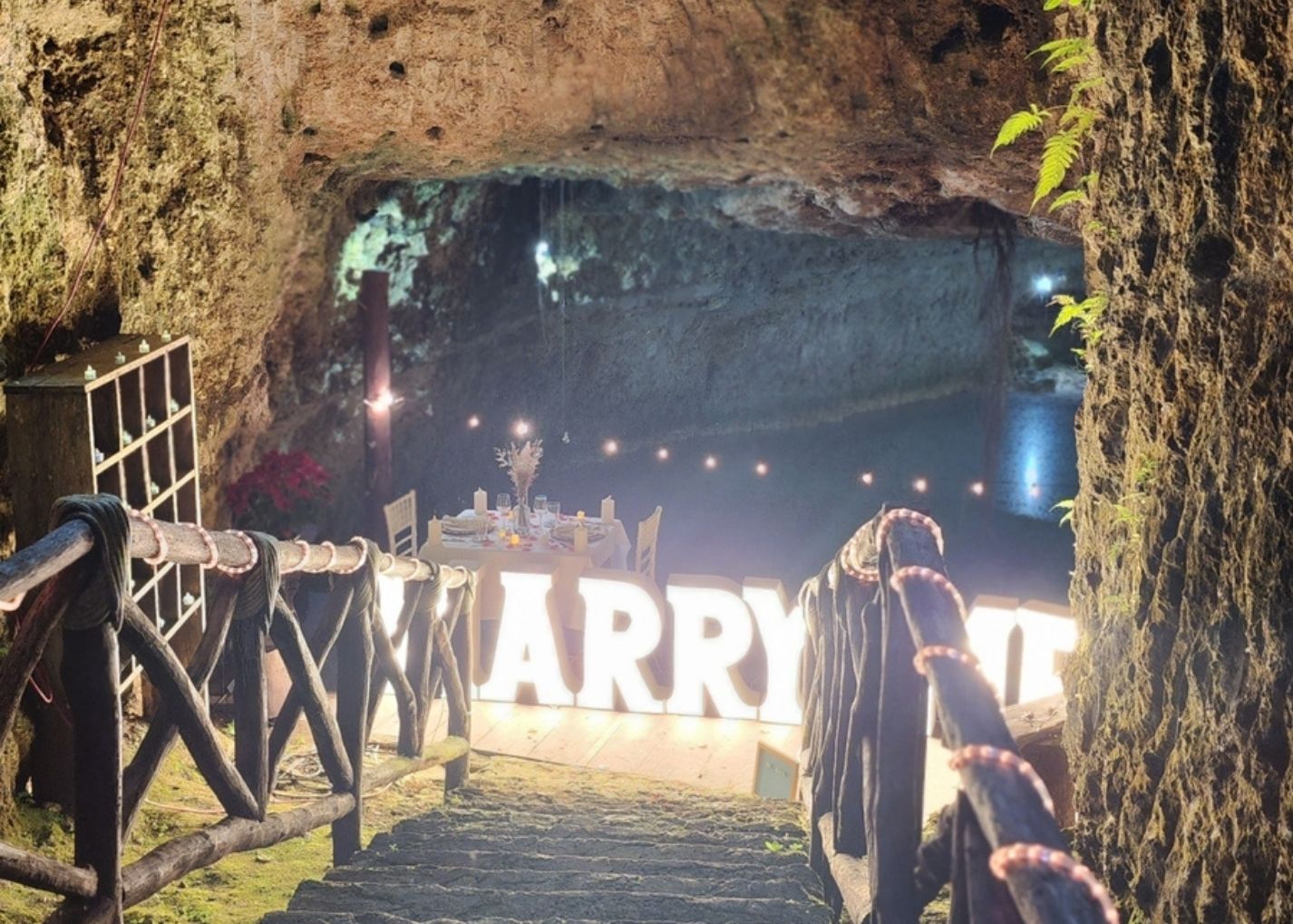 Cena privada Cenote Cancún