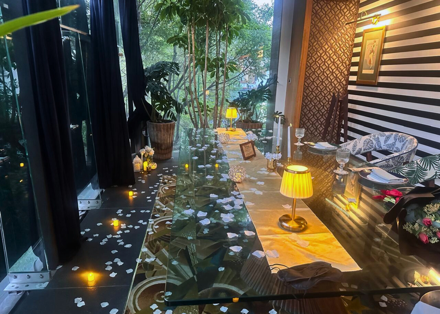 Cena privada Cristal CDMX