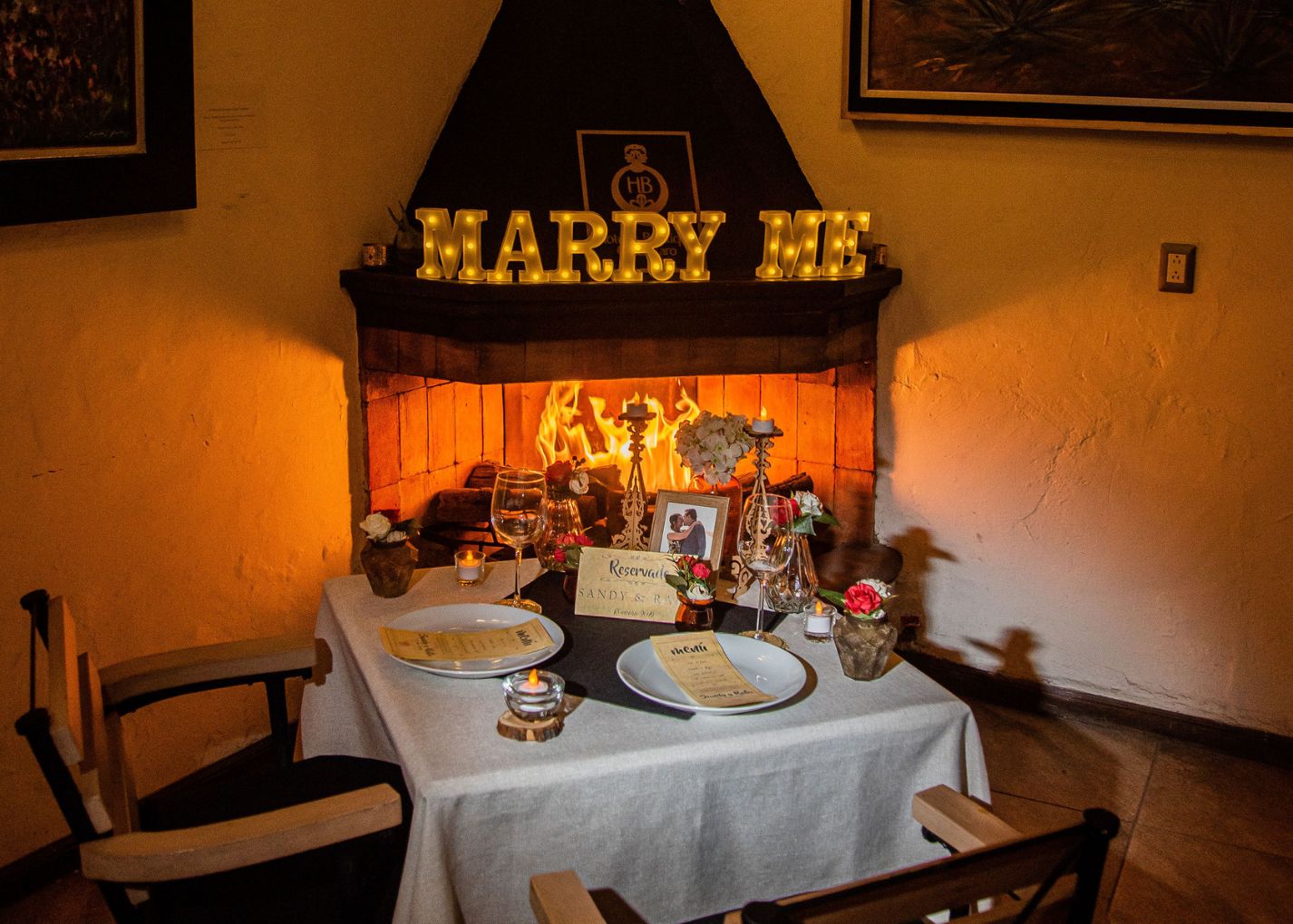 Cena privada Chimenea Querétaro