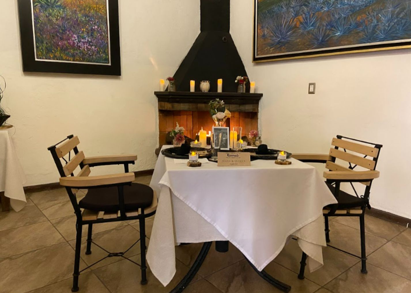 Cena privada Chimenea Querétaro