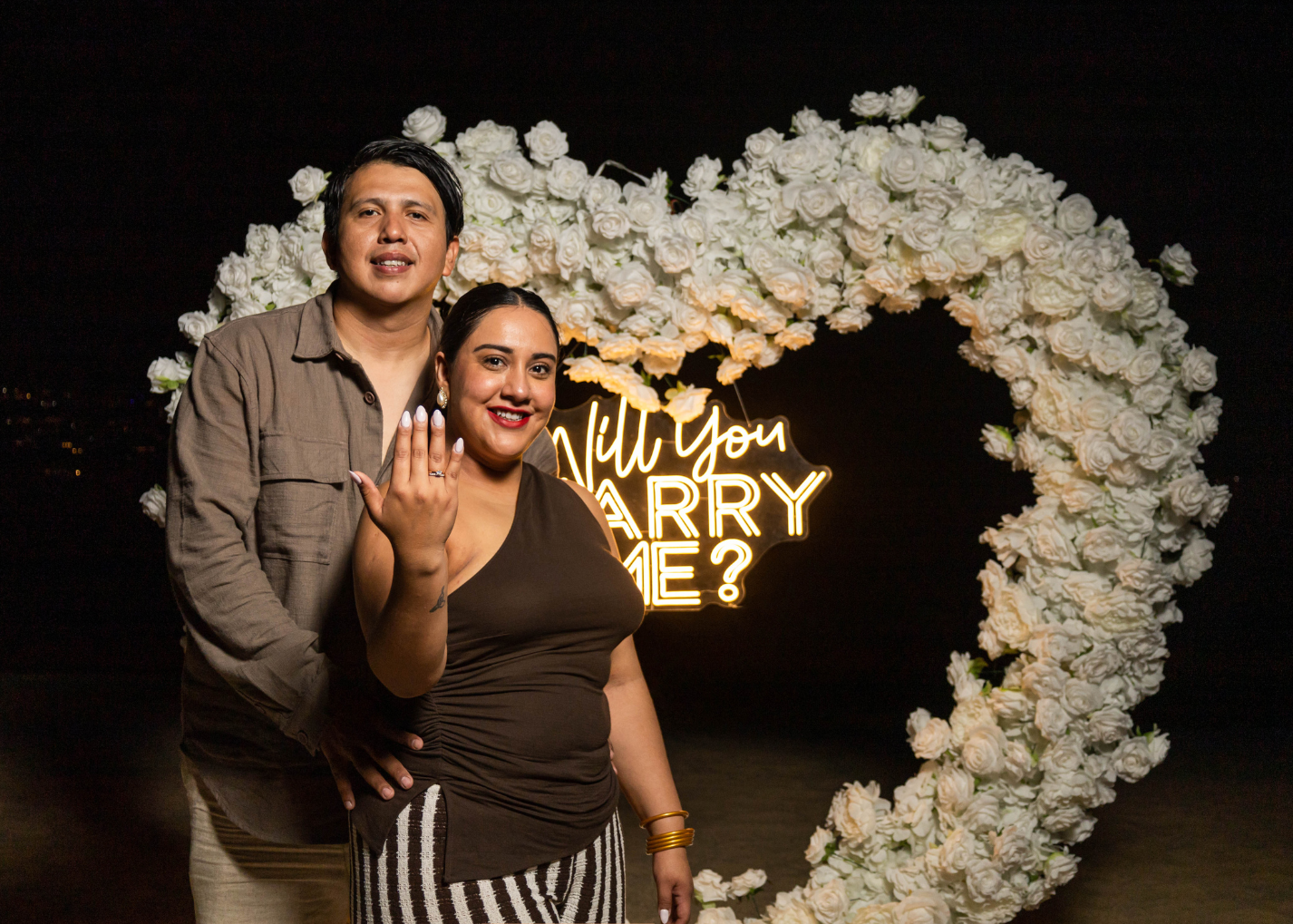 Brindis Corazón en playa Acapulco
