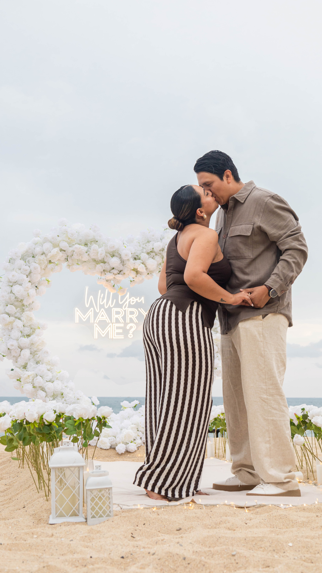 Brindis Corazón en playa Acapulco