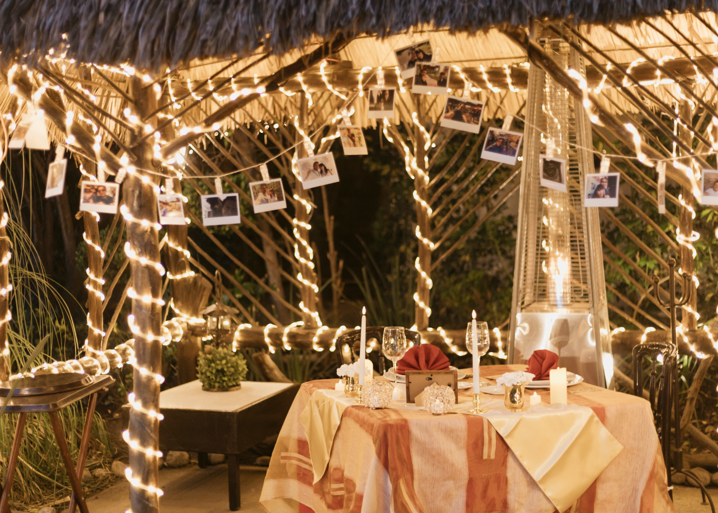 Cena privada Jardín CDMX
