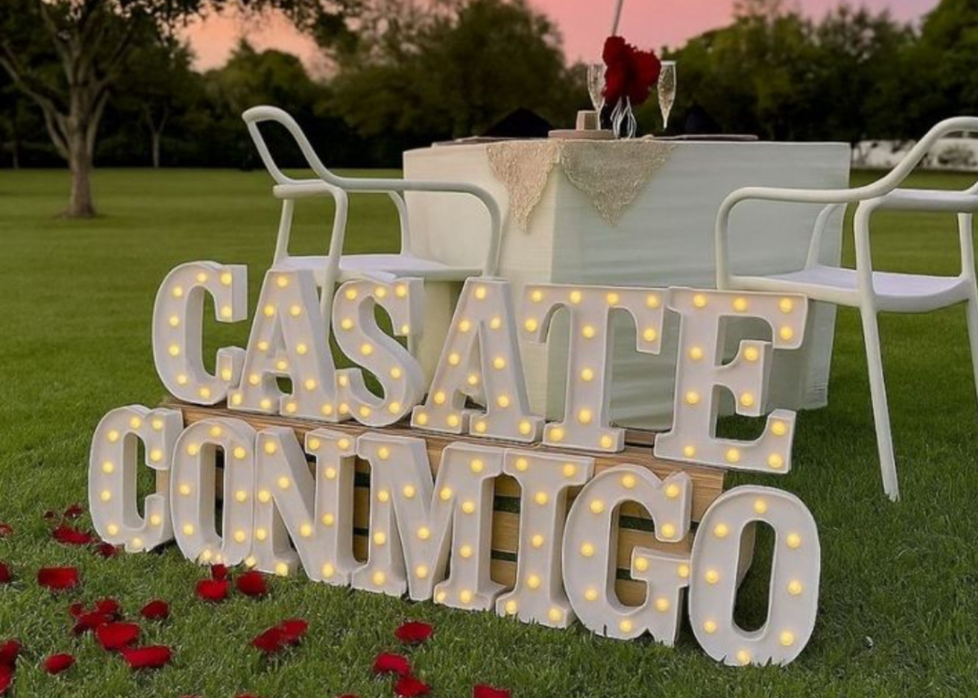 Cena privada jardín Cuernavaca