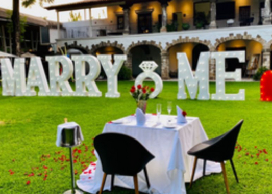 Cena privada jardín Cuernavaca