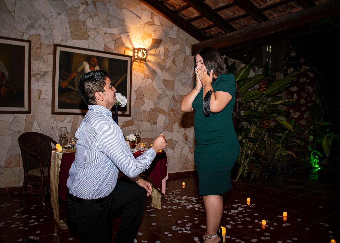 Cena romántica Patio Mérida