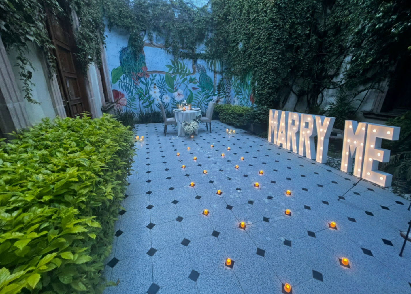 Cena Privada Patio Aguascalientes