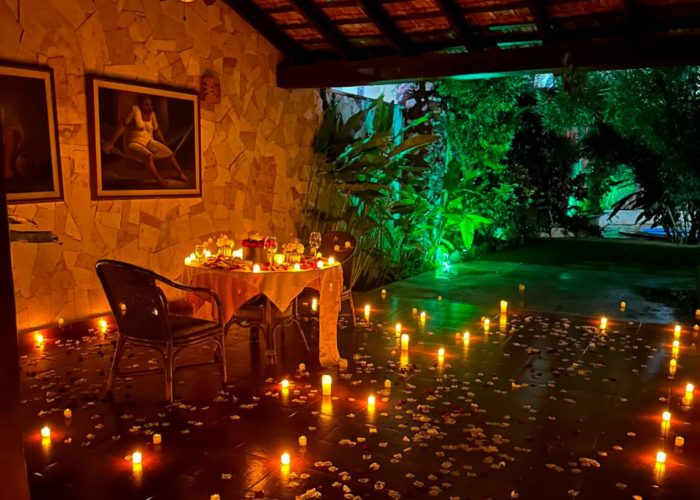 Cena romántica Patio Mérida