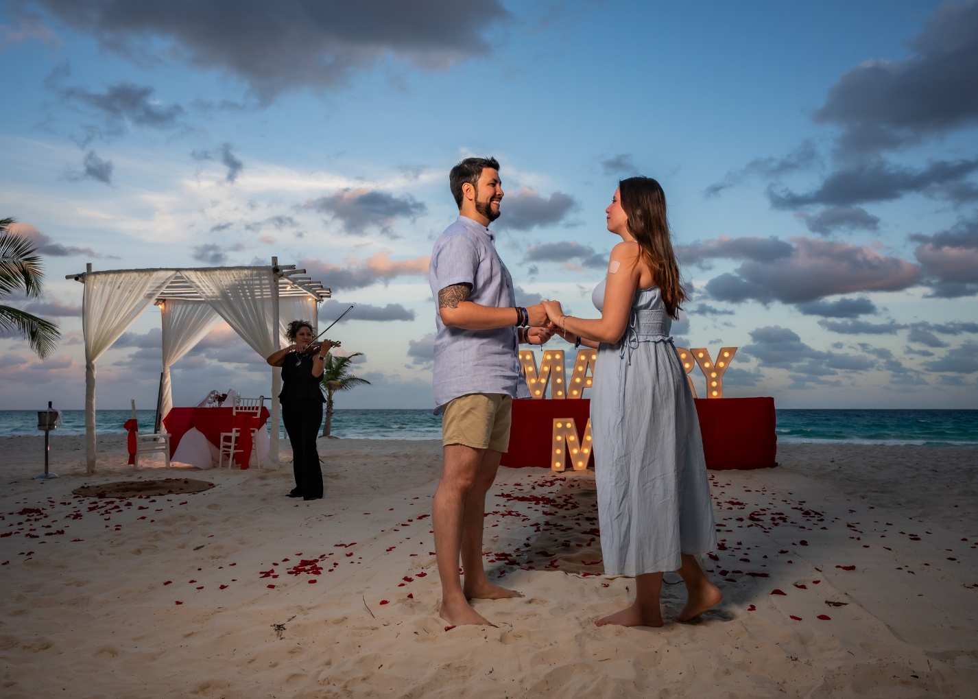 Cena privada Pérgola Cancún