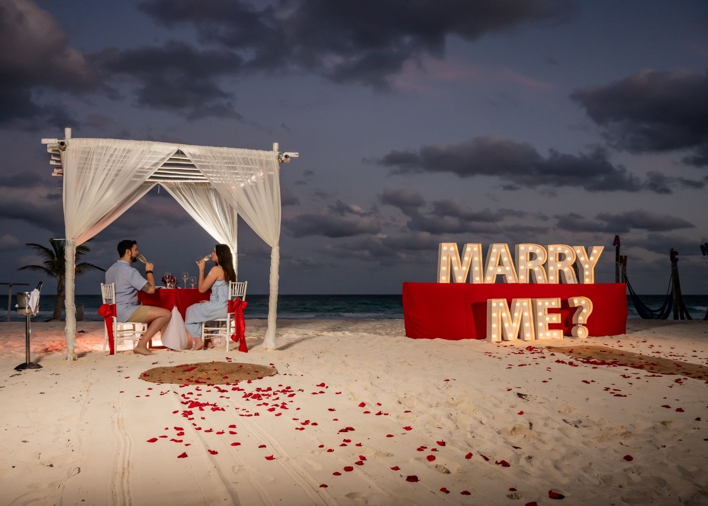 Cena privada Pérgola Cancún