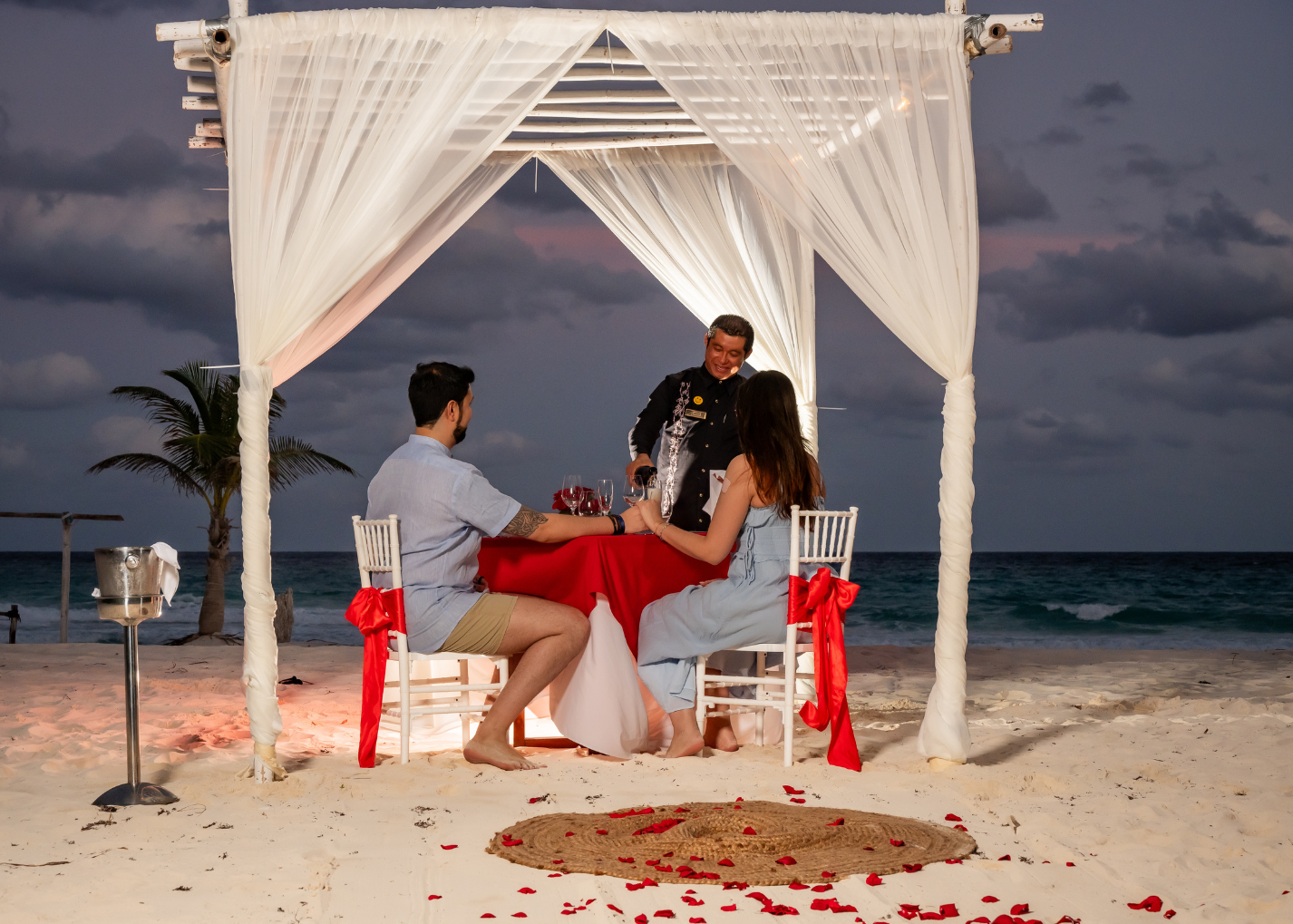 Cena privada Pérgola Cancún